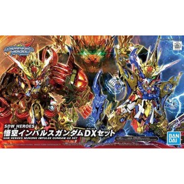 Bandai SD高達世界 群英集 009 悟空衝擊高達 DX 套裝 模型 SDW Heroes Wukong Impulse Gundam DX Set