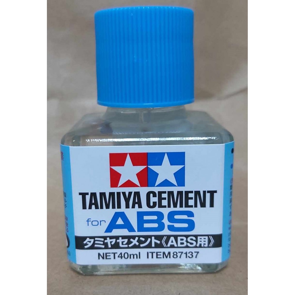 TAMIYA 87137 Paints & Finishes Cement (ABS) Net 40ml Hong Kong