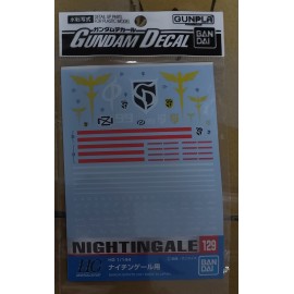 Bandai Gundam Decal NO.129 HG 1/144 for nightingale